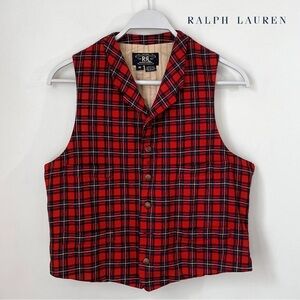 VTG Ralph Lauren Double RL Men’s Wool Bankers Vest